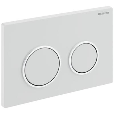 GEBERİT Kumanda Kapağı Omega20 (Beyaz/Parlak Krom)