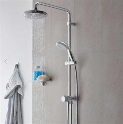 Grohe New Tempesta Sistem 200 Duvar Bağlantılı, Divertörlü Duş Sistemi 27389002