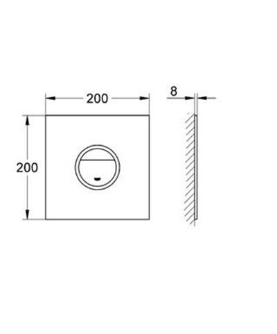 GROHE Ondus Digitecture Light Kumanda Paneli Ay Beyazı