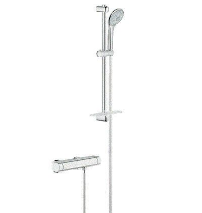Grohtherm 2000 NEW Termostatik Duş Bataryası Krom