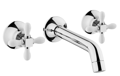 Juno Classic Ankastre lavabo bataryası (sıva üstü grubu) krom