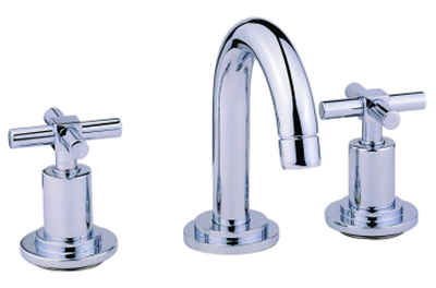 Juno Lavabo bataryası (3 delikli lavabolar için) krom