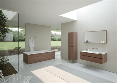 Memoria 120 cm Banyo Takımı Mat Amerikan Ceviz