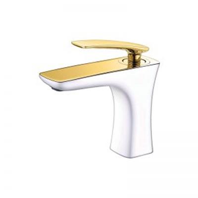 NEWARC LİFE LAVABO BATARYASI ALTIN / BEYAZ