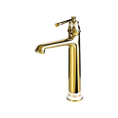 NEWARC PERA ÇANAK TİPİ LAVABO BATARYASI ALTIN