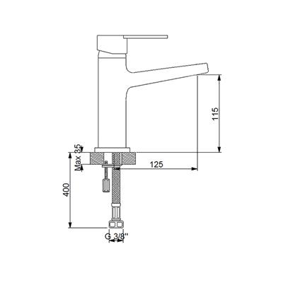 NEWARC PREMİUM YÜKSEK LAVABO BATARYASI