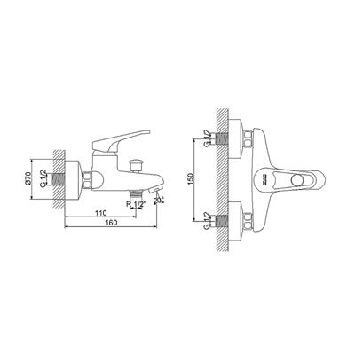 Newarc 142511 Smart Banyo Bataryası