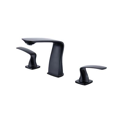 NEWARC STEP 3 DELİKLİ LAVABO BATARYASI SİYAH