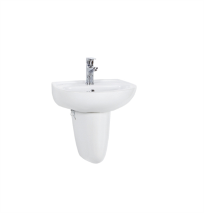 CREAVİT Yarım Ayaklı Lavabo Oval 36x45 Cm Tp145