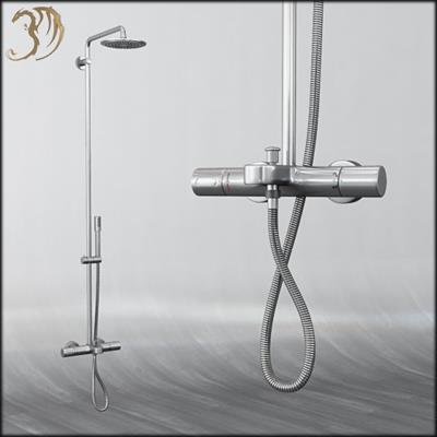 Rainshower® System 210  Duvara monte termostatik banyo bataryalı duş sistemi 