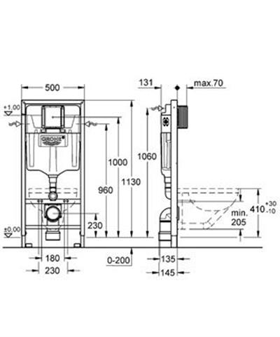 Rapid SL Gömme Rezervuar Pnömatik GD 2