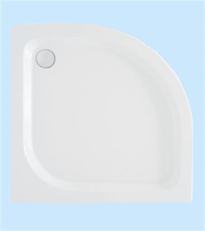 SANACRYL Akrilik Oval Panelli Duş Teknesi 70X70X21 cm Sifon Dahil