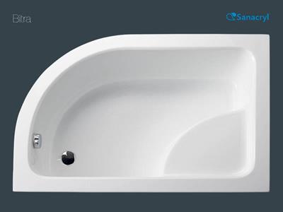 SANACRYL Bitra 90 Mini köşe küvetler  A441 Sağ 90x150x49h