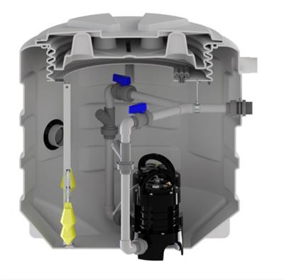 SANİHYDRO ÇİFT POMPA BIÇAKLI MONOFAZE SANIFOS 610