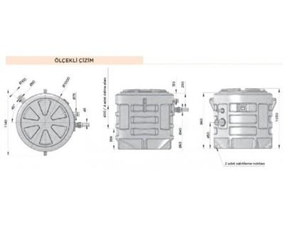 SANİHYDRO ÇİFT POMPA BIÇAKLI MONOFAZE SANIFOS 610