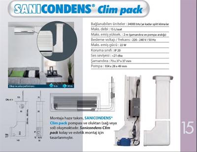SANİHYDRO Sanicondens Clim Pack Drenaj Pompası