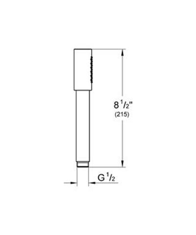Grohe 28341000 Sena Stick El Duşu 1 Akışlı Krom