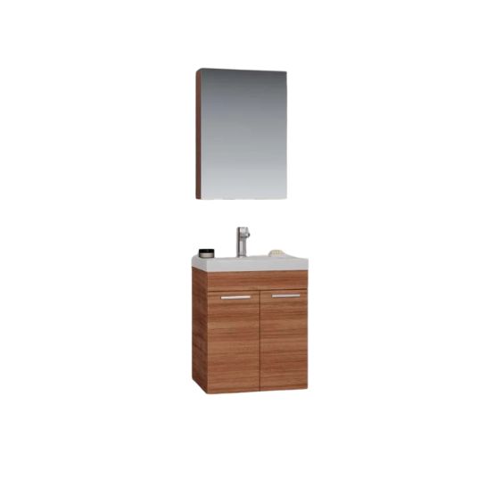 Orka Enez 55 cm Banyo Dolabı Takım Koyu Meşe (Teak)
