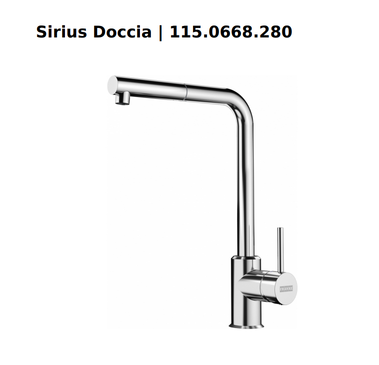 Franke 115.0668.280 SİRİUS DOCCIA MUTFAK BATARYASI