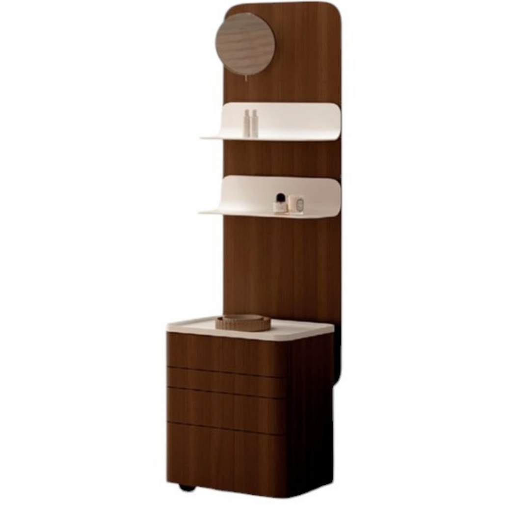 Creavit Foglia Duvar Ünitesi Raflı Kumandalı Ve Hareketli Alt Dolaplı Ünitesi