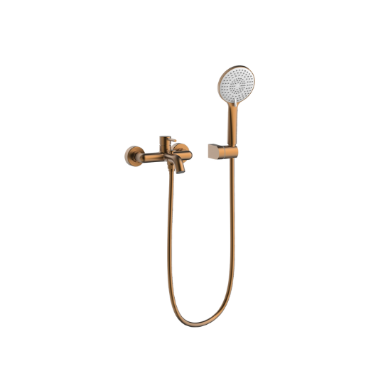 Ruby Banyo Armatürü  ElDuşlu Brush Rose Gold RB2500BRG