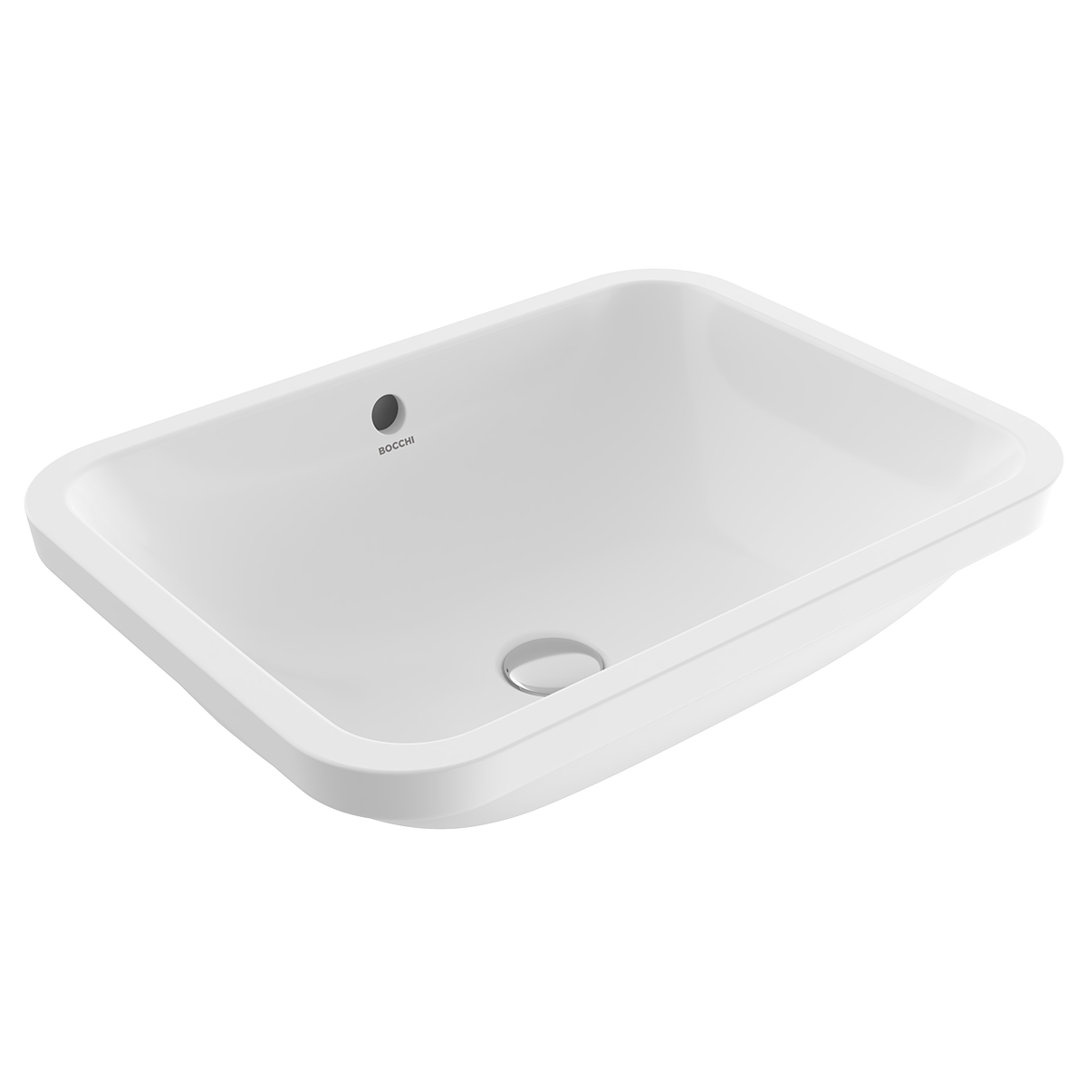 BOCCHİ Scala Tezgahaltı Lavabo 55 cm Parlak Beyaz 1006-001-0125