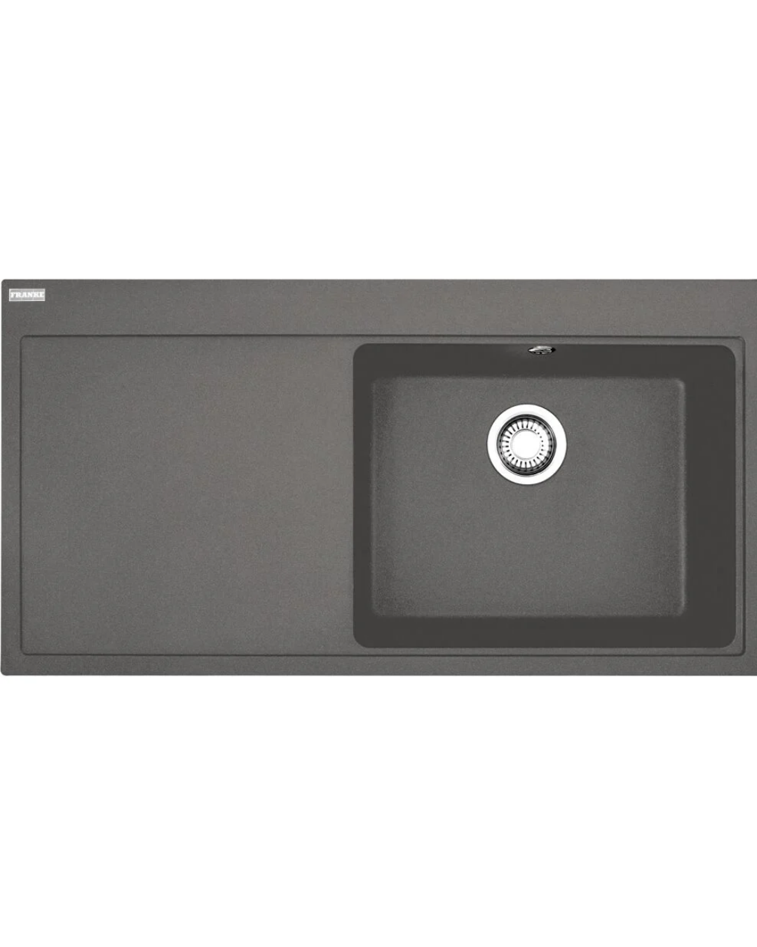 Franke Mythos MTG 611-100 Sol Damlalıklı Granit Evye Stone Grey