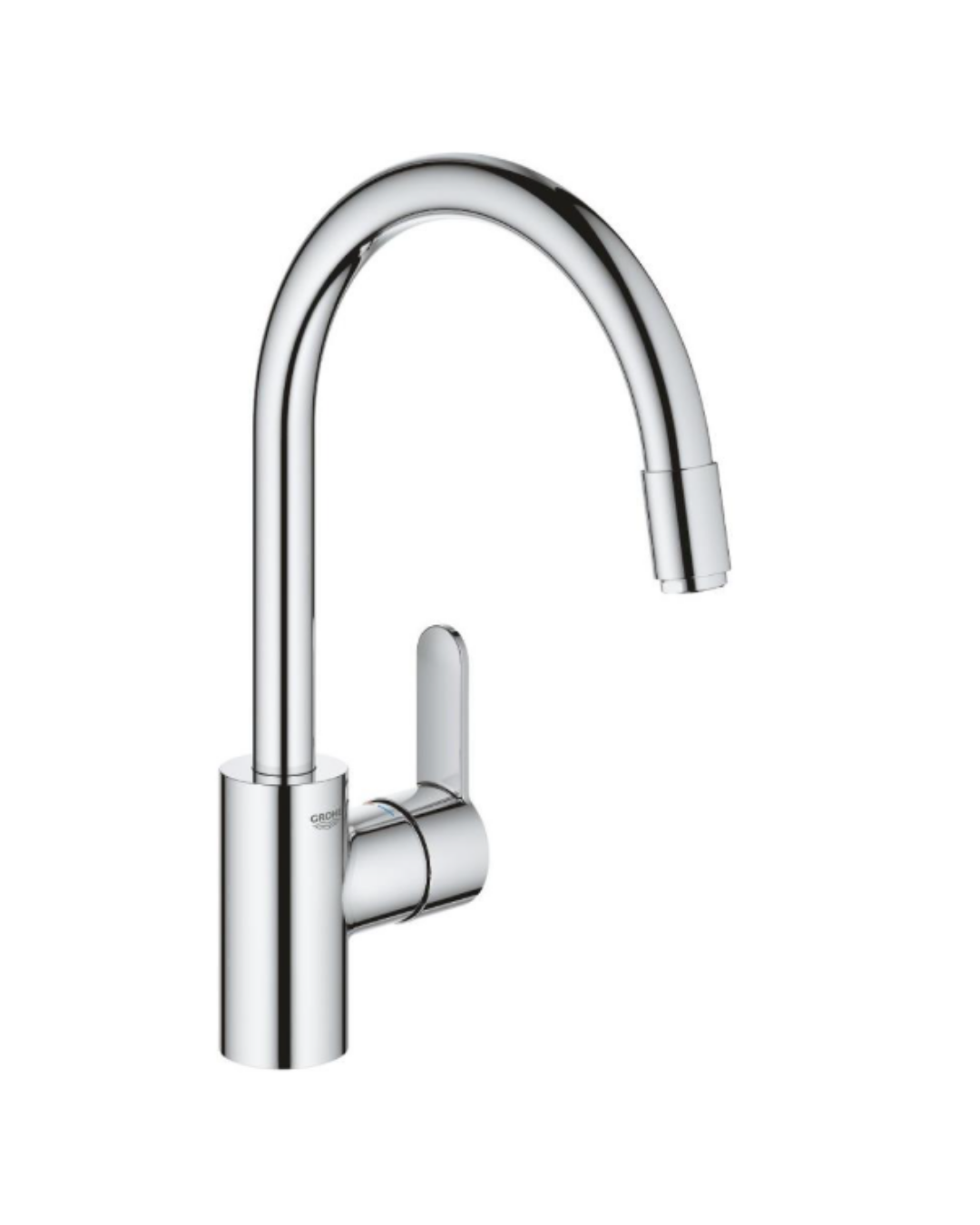 Grohe 31126004 Eviye Bataryası Spiralli Tek Akış Eurostyle Krom 