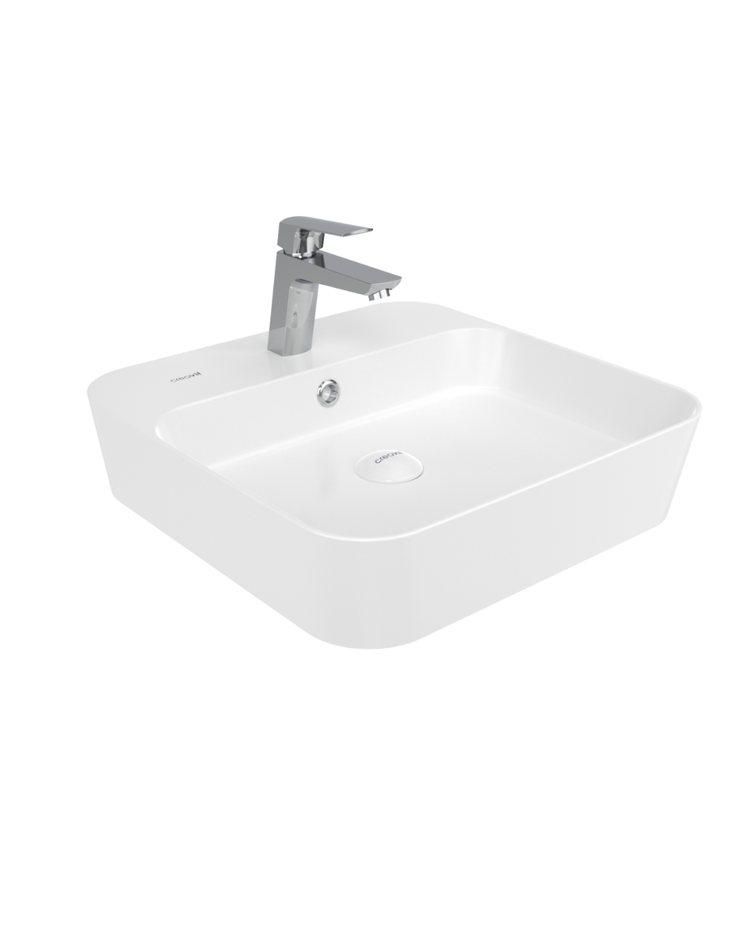 Creavit Loop Kare Çanak Lavabo 45 cm LP046