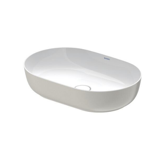 Duravit 0379602300 Luv DuraCeram® Beyaz / Gri Çanak Lavabo 60 cm