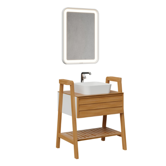 Creavit Truva  Banyo Dolabı Takımı 80 cm 