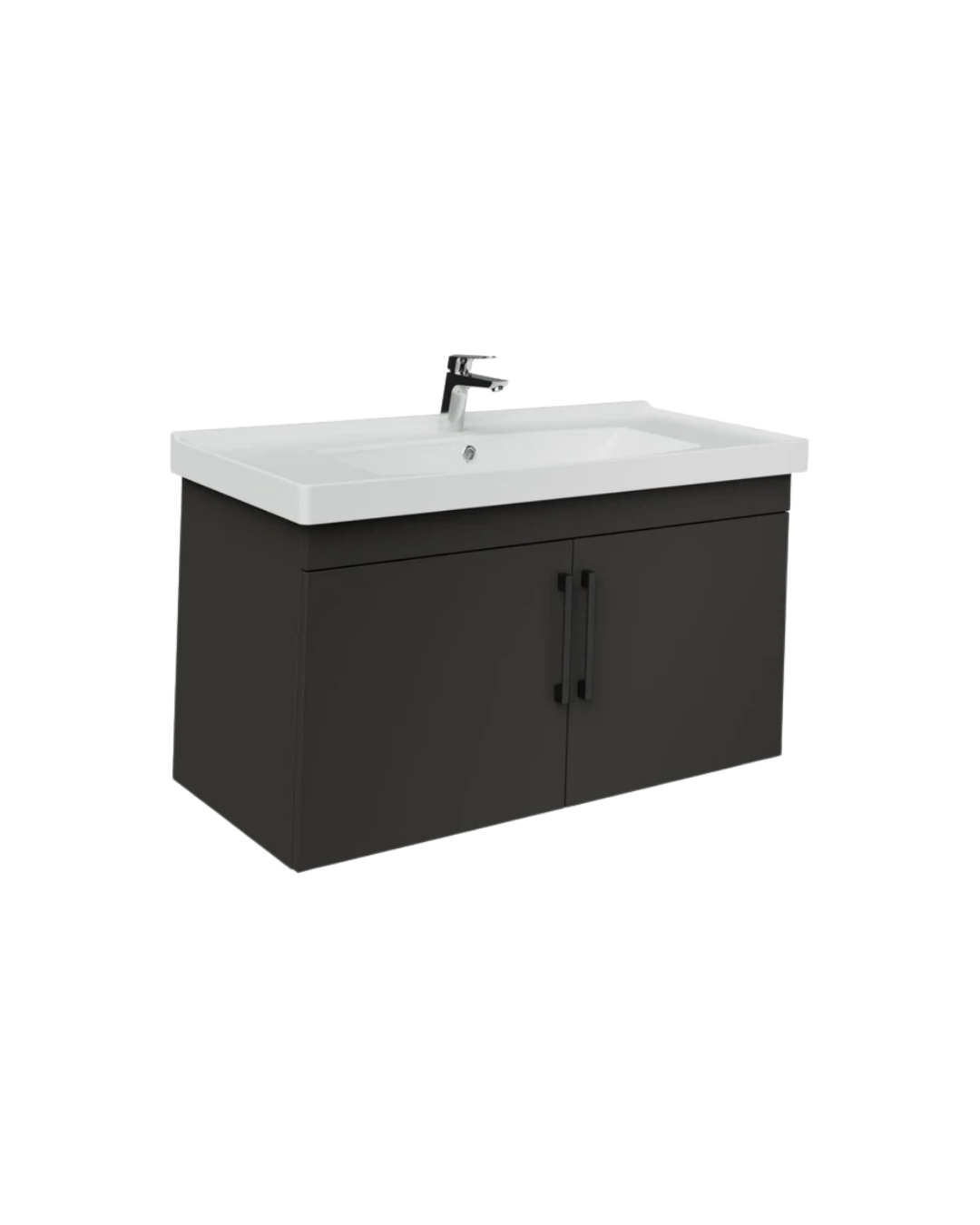 Creavit D20 Kapaklı Lavabo Dolabı 100 cm Antrasit