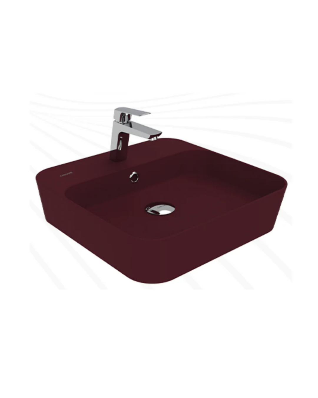 Creavit Loop Kare Çanak Lavabo Berry LP046-00BR