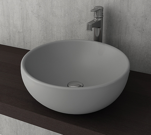 Bocchi Venezia Çanak Lavabo 45 cm Gri 1119-006-0125