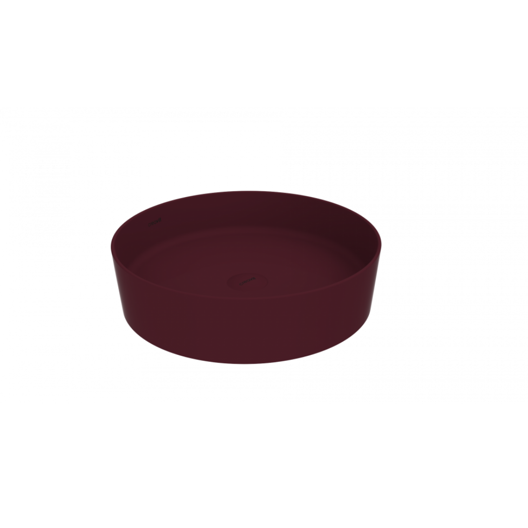 CREAVİT LP145.00BR Loop Ø 45 cm Tezgah Üstü Çanak Lavabo  Berry