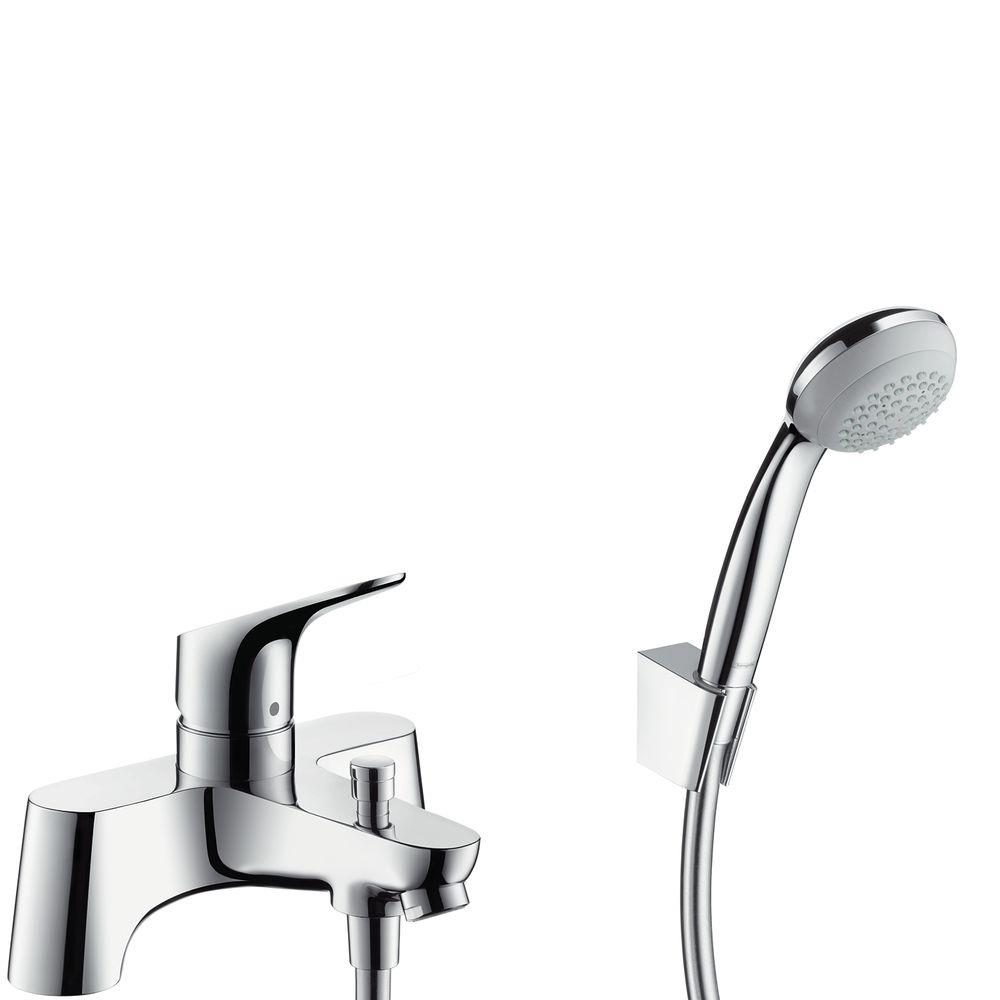 2 Delikli Kenarı Banyo Bataryası, Yönlendirici ve Crometta 85 1Jet El Duşu İle Birlikte Krom