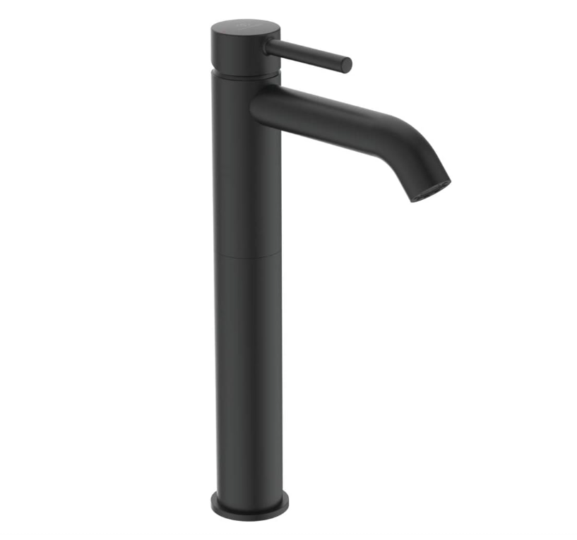İdeal Standard BC269XG Ceraline Yüksek Lavabo Bataryası-Silk Black-Sifon Kumandasız