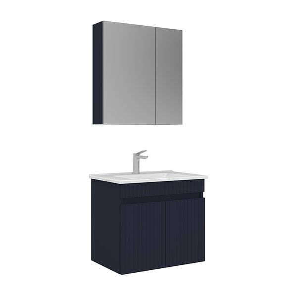 Orka Tivoli 65 cm Banyo Dolabı Takım Mat Lacivert
