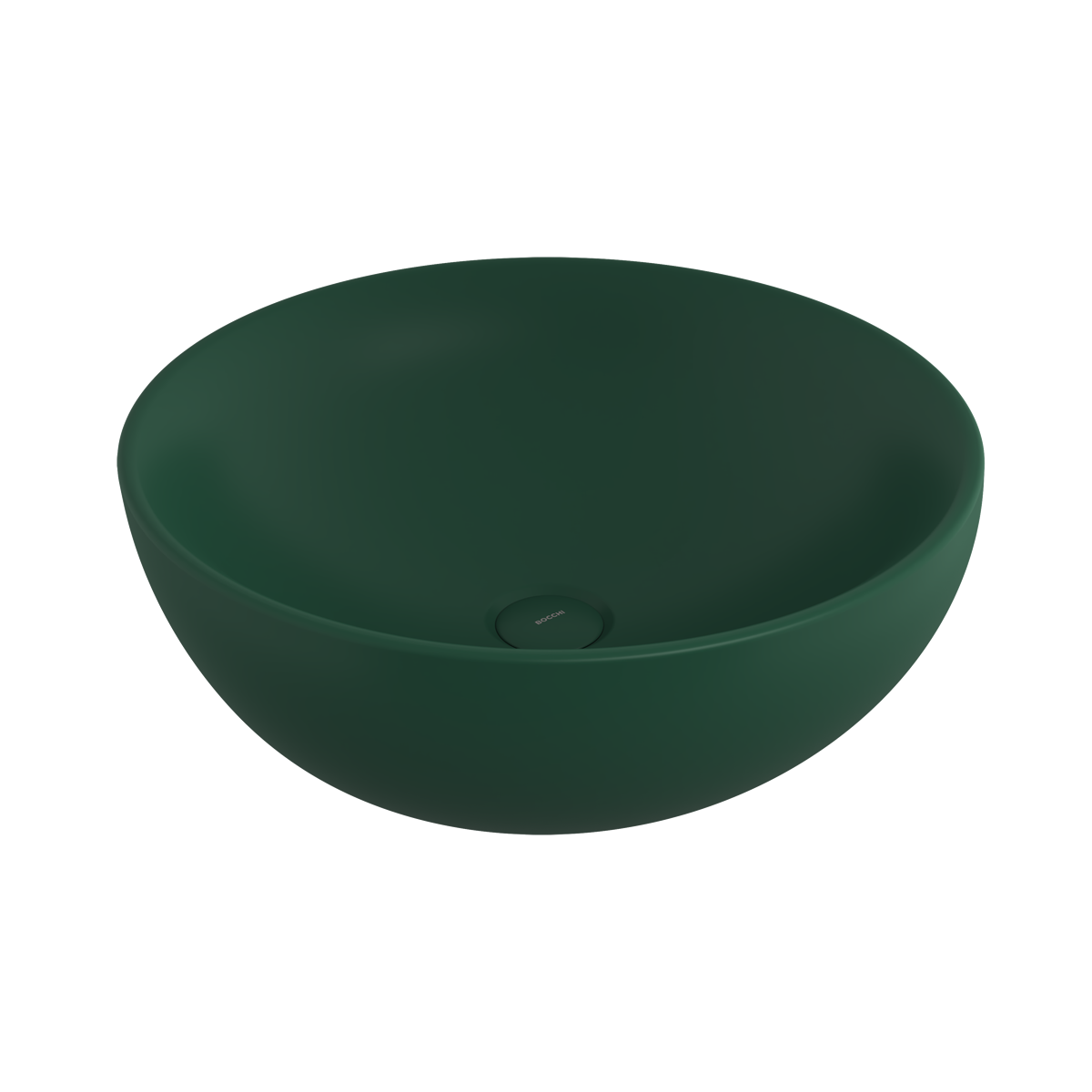 BOCCHİ 1119-027-0125 Venezia Çanak Lavabo 45 cm Mat Yeşil