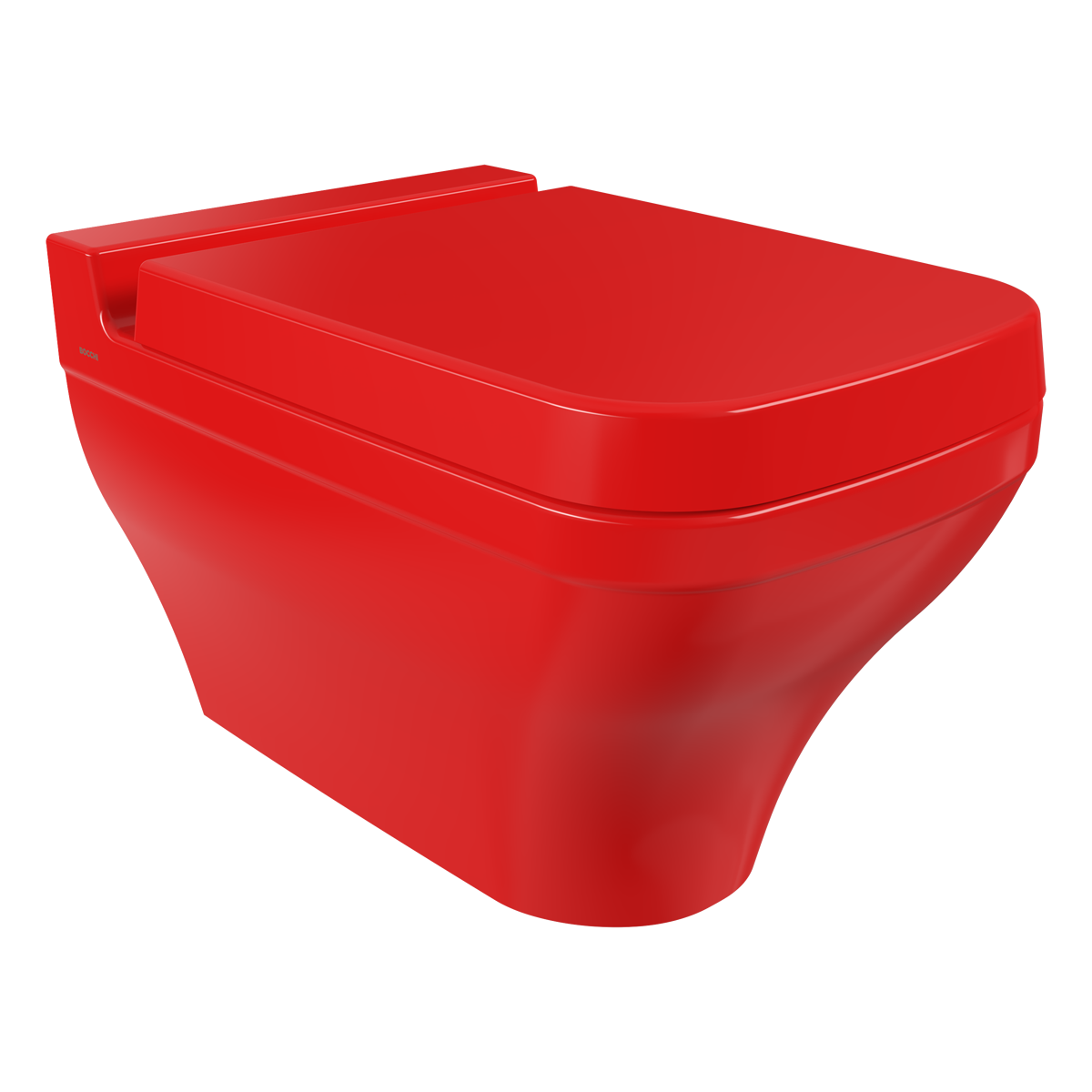 Bocchi 1080-019-0128 Scala Asma Klozet ve Kapağı Kırmızı