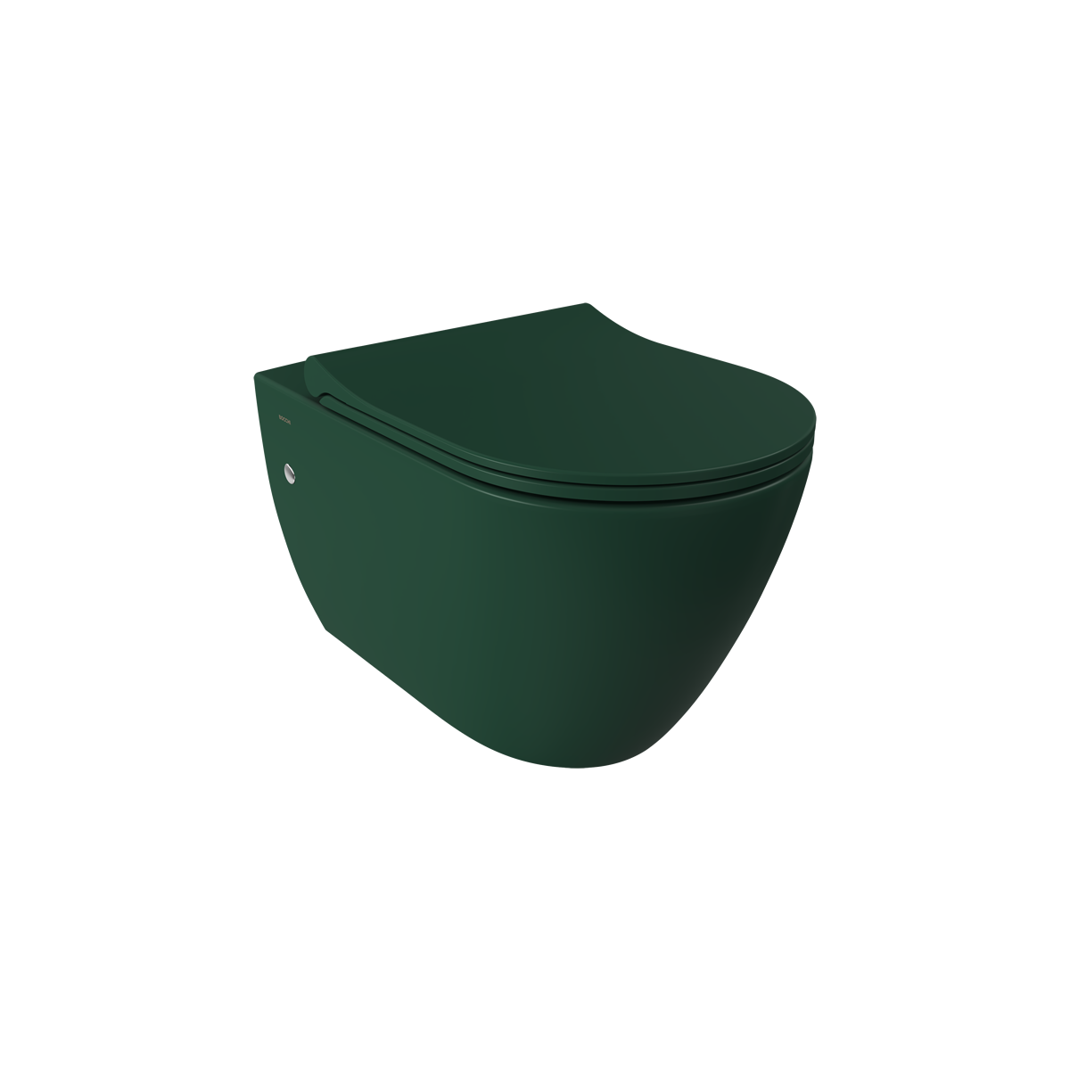 Bocchi Venezia Rimless Asma Klozet ve Kapağı Mat Yeşil 1295-027-0128