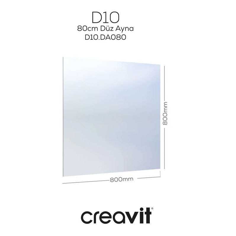 Creavit D10.DA080 D10 80 cm Düz Ayna