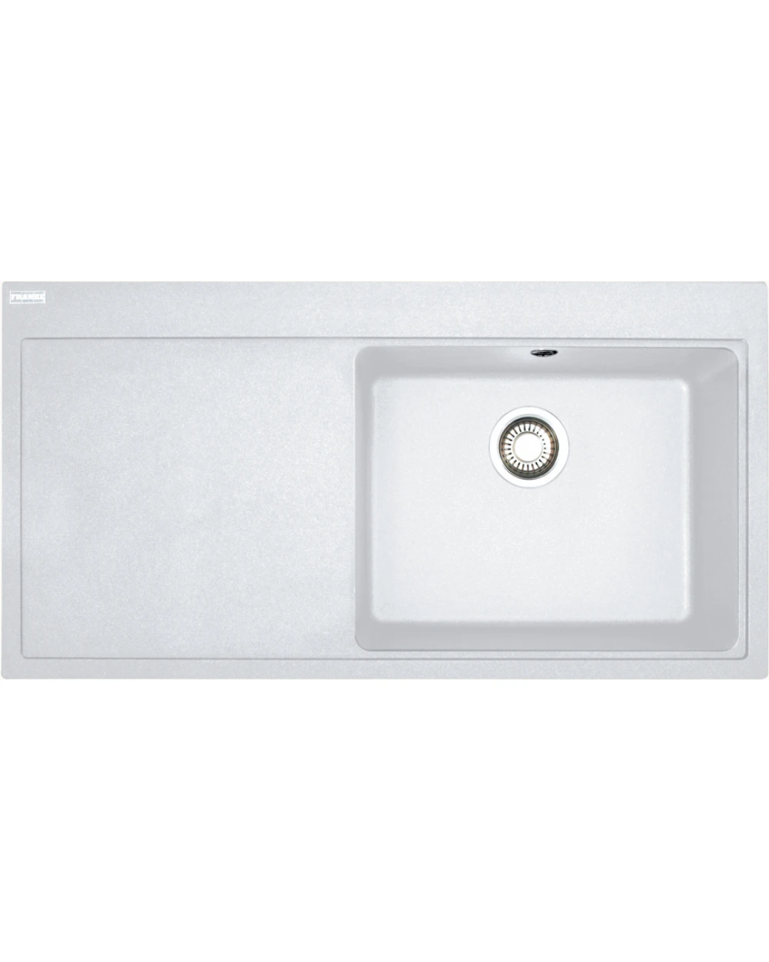 Franke Mythos MTG 611-100 Sol Damlalıklı Granit Evye Bianco