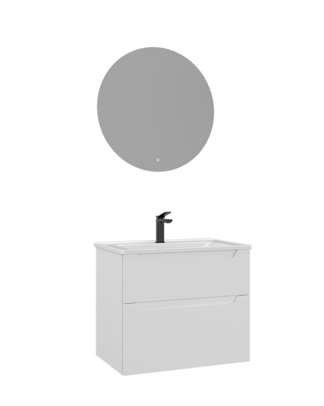 Orka Messina 65 cm Banyo Dolabı Takımı Led Aynalı Mat Kaşmir