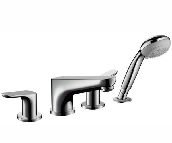 4 Delikli Küvet Kenarı Banyo Bataryası Krom