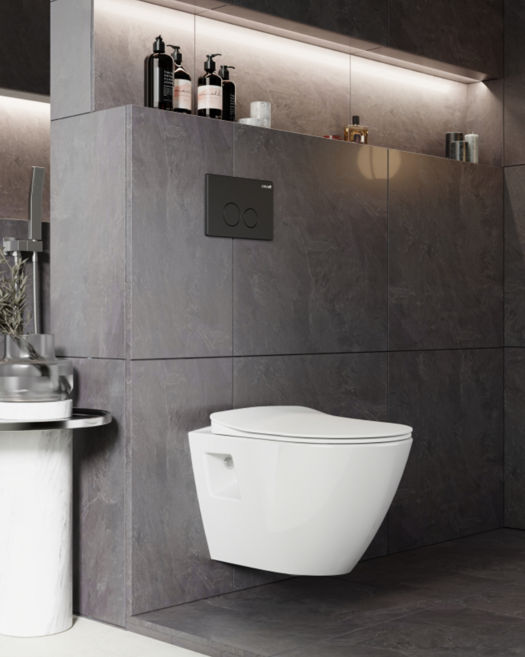 Creavit TP329 Terra Kanalsız Asma Klozet + Creavit Yavaş Kapak