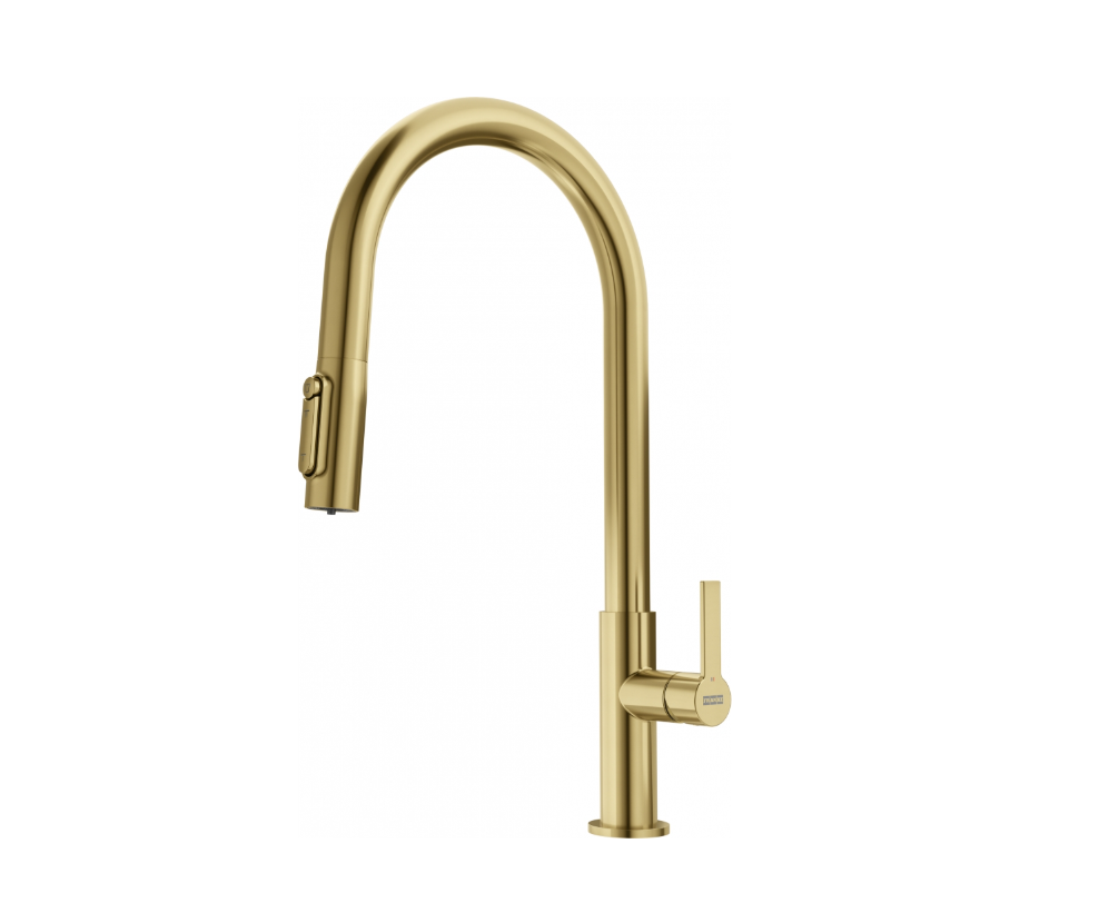 FRANKE Maris Slim Clear Water Gold Spiralli Mutfak Bataryası 120.0736.601