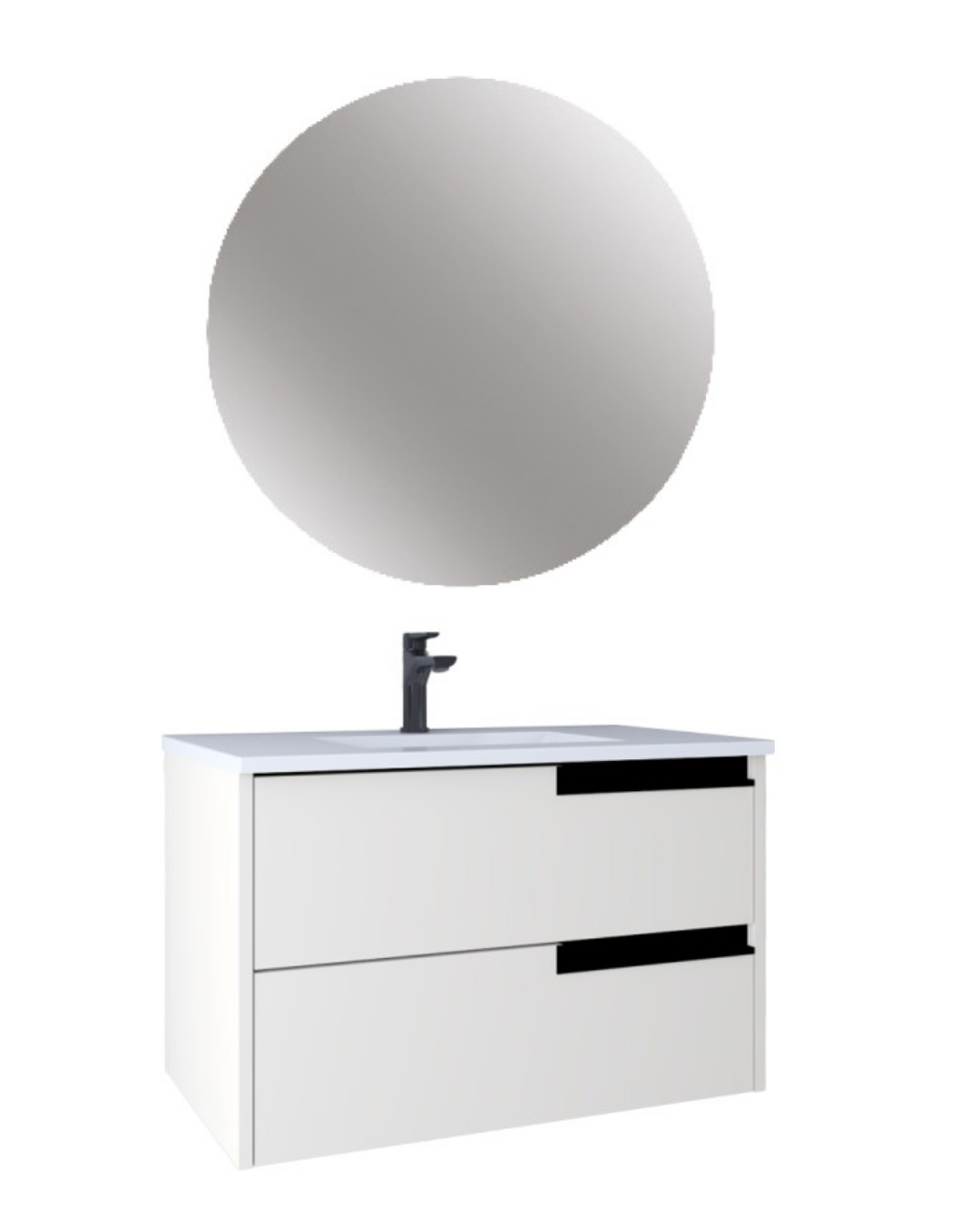 Kobos Eylül Banyo Mobilyası Takımı Çekmeceli