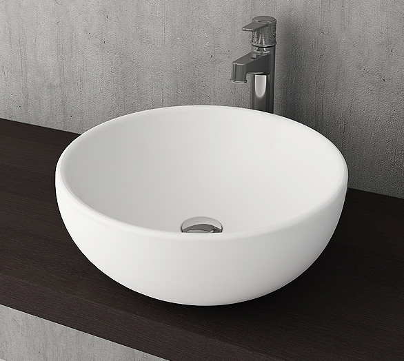 Bocchi Venezia Çanak Lavabo 45 cm Mat Beyaz 1119-002-0125