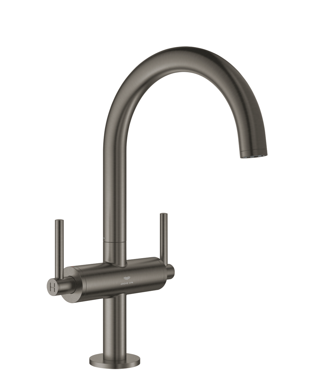 Grohe - 21145AL0 Lavabo Bataryası Atrio L Boyut Brushed Hard Graphite 
